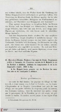 12: Hercule et Nessus. Peinture d’un vase de Ténée. Programme publié à l’occasion [...]