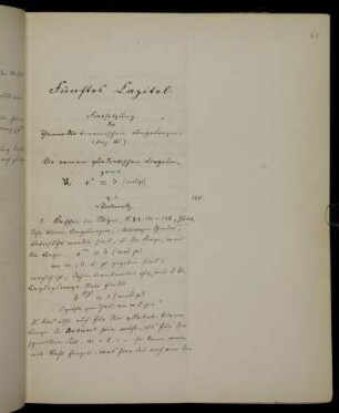 Fünftes Kapitel. Fortsetzung der Theorie der binomischen Kongruenzen [...]