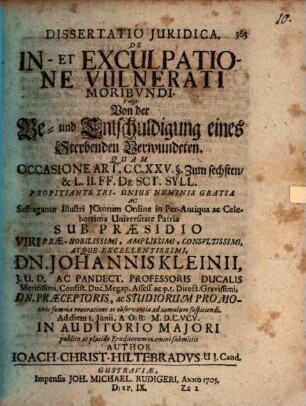 Disp. iur. de resignatione iudiciali