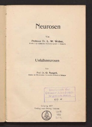 Neurosen