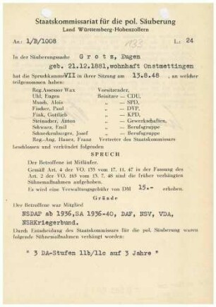 Grotz, Eugen