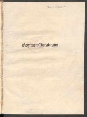 Regimen moralitatis
