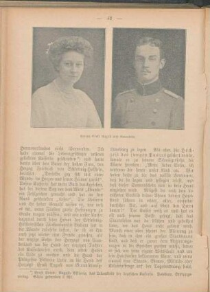 Herzog Ernst August und Gemahlin.