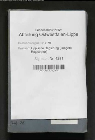 Ernennung der Expektantinnen des Damenstifts zu Lippstadt zu Stiftsdamen, Band 3