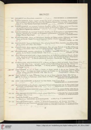 Bronze (Nr. 355-393)