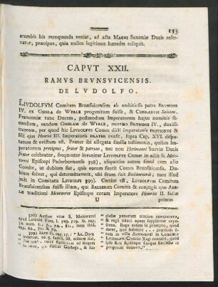 Caput XXII. Ramus Brunsvicensis. De Ludolfo