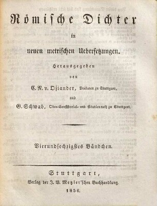 Des M. Annäus Lucanus Pharsalia, oder der Bürgerkrieg, 3