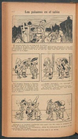 Los paisanos en el salón - [Cómic]