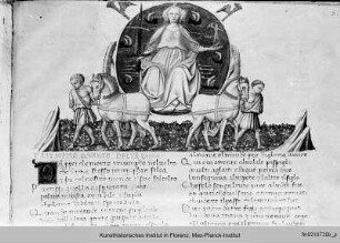Dantes Divina Commedia und Petrarcas Trionfi : Petrarca: Triumph des Ruhmes