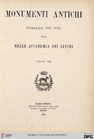 8: Monumenti antichi