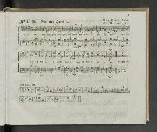 No. 1. Ach! Gott und Herr! a. - No. 49. Herr Gott, dich loben wir; a.