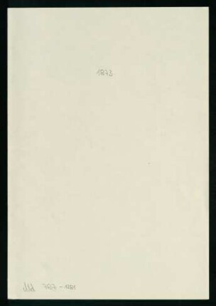 Briefe von Fr. Th. Vischer an Robert Vischer
