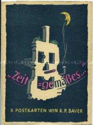 Hülle für Karikaturen aus der Nachkriegszeit