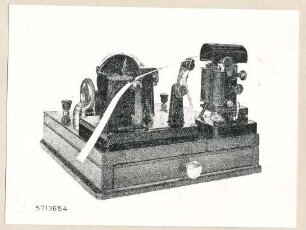 Repro Fernschreibmaschine, Bild 1; Foto, 1957