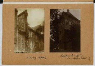 Auf dem Meere, Lüneburg. Alter Wasserturm, Lüneburg: Ansichten (aus: Skizzen- und Fotoalbum 25)