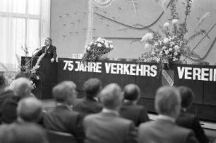 Verkehrsverein Karlsruhe. Festakt zum 75jährigen Bestehen im Bürgersaal des Rathauses