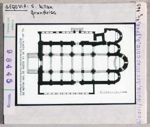 Segovia: Vera Cruz,San Millan, Grundriss