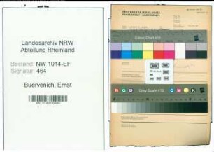 Entnazifizierung Ernst Buervenich , geb. 00.00.0000 ()