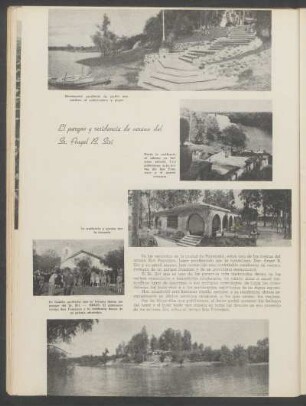 El parque y residencia de verano del Sr. Angel B. Siri