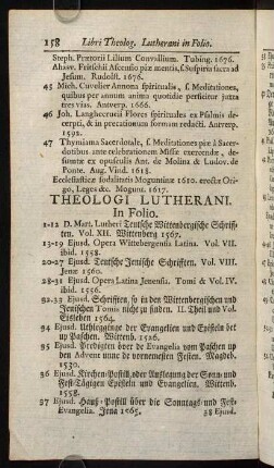 158-309, Theologi Lutherani.