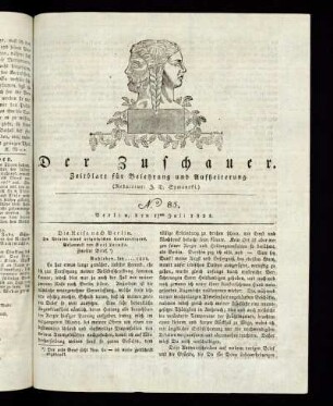 No. 85 - 17. Juli 1821