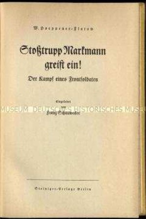 Jugendroman über den Ersten Weltkrieg