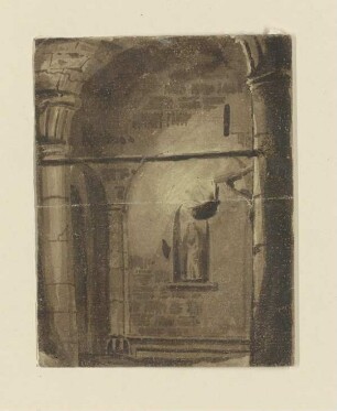 Gewölbe mit Figurennische