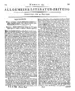 Rerum Austriacarum historia ab a. 1454-1467. Ed. A. Rauch. Wien: Stahel 1794