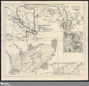 Uebersichts- und Gefechts-Skizzen: Im Osten (Narajowka, Vormarsch, Zbrucz), An der Somme