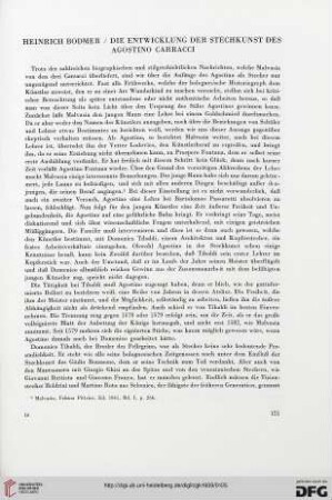 Die Entwicklung der Stechkunst des Agostino Carracci, [1]