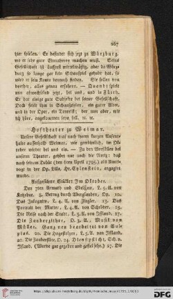 Hoftheater zu Weimar