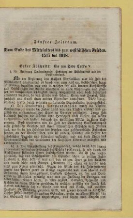 Erster Abschnitt: Bis zum Tode Carl's V