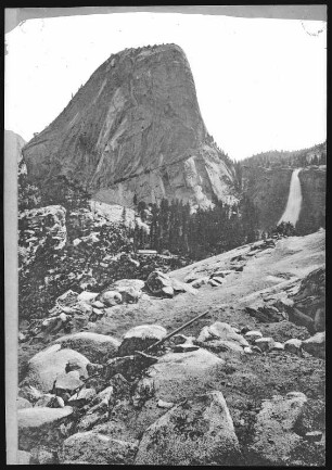Yosemite. Cap of Liberty and Nevada Falls, Yosemite, Cal.