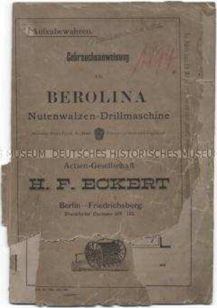 Nutenwalzen-Drillmaschine