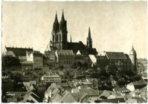 Meißen. Burgberg von der Frauenkirche