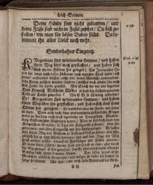 Sonderbahrer Eingang.