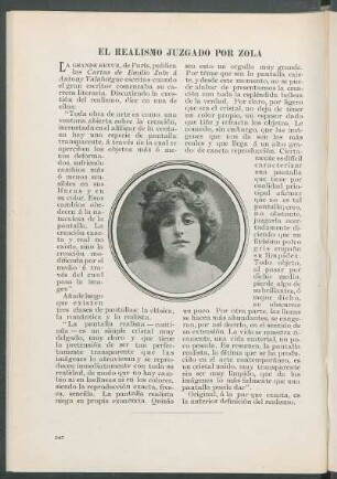 El realismo juzgado por Zola.