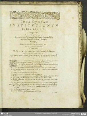 Loca Quaedam Institutionum Iuris Civilis