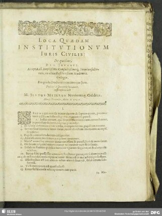 Loca Quaedam Institutionum Iuris Civilis