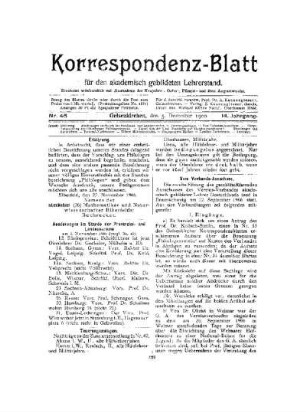 Vom Verbands-Ausschuss