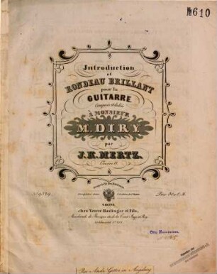 Introduction et Rondeau brillant : pour la guitarre ; oeuvre 11