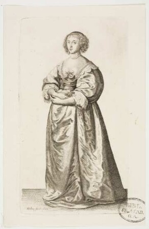 Die Dame mit den Blumen