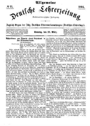 Aphorismen zur Theorie eines Lehrplans in der Litteraturkunde