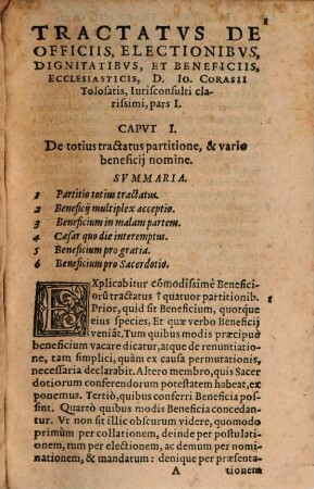 Tractatus de officiis, electionibus ... ecclesiasticis