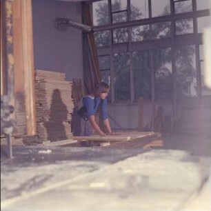 Bautischler, Werkstatt