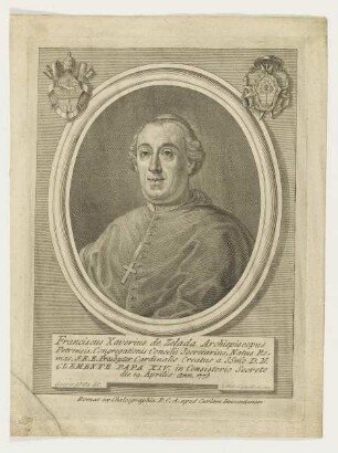 Bildnis des Franciscus Xaverius de Zelada