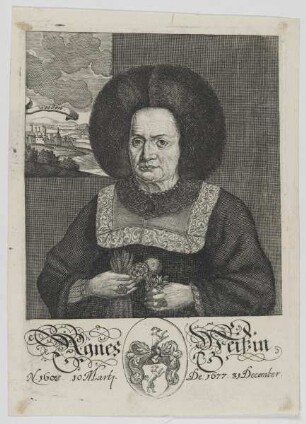 Bildnis der Agnes Weißin
