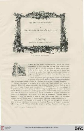 3: Les musées de province, [5] : études sur le Musée de Lille - Donvé