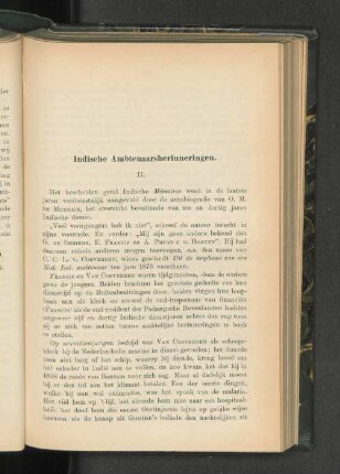 Indische Ambtenaarsherinneringen, door S. Kalff.