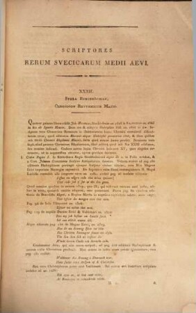 Scriptores Rerum Svecicarum Medii Aevi. 1,2